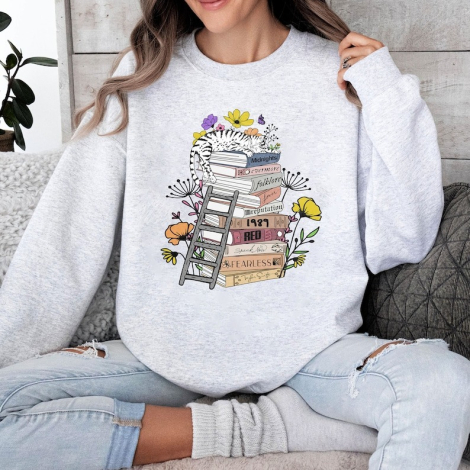 Album As Books Sweatshirt, TS Album Sweatshirt, Swiftie Sweater