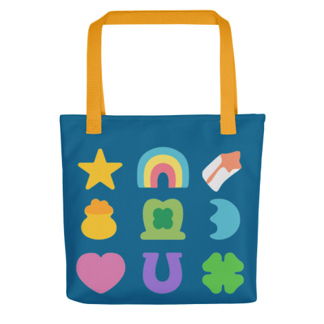 Cereal Marshmallow Shapes Tote Bag