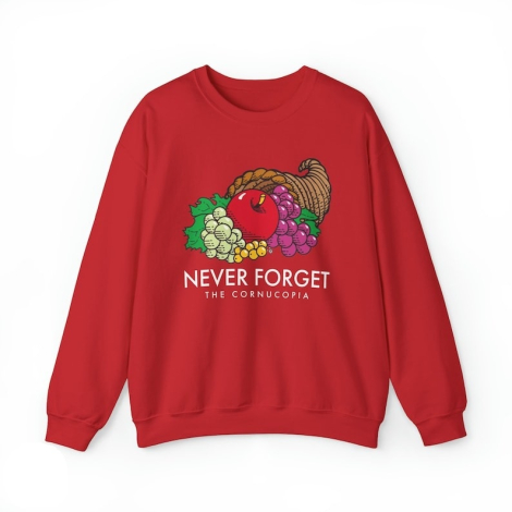 Never Forget the Cornucopia Unisex Crewneck Sweatshirt2