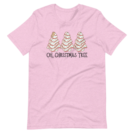 Oh, Christmas Tree Cake Unisex T-shirt3